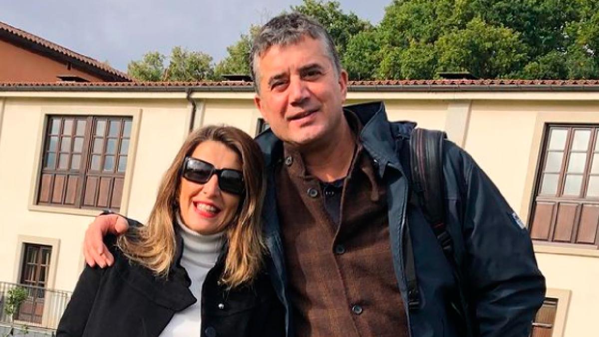 Yolanda Díaz y Andrés Meizoso, en una imagen del Instagram de la política en noviembre del 2019.