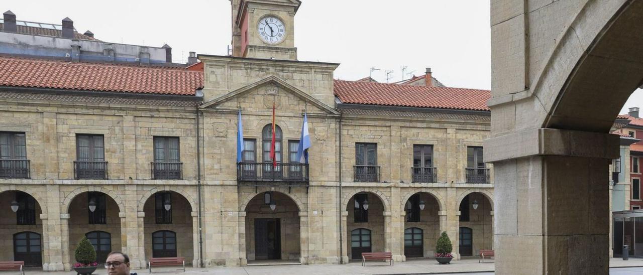 El Ayuntamiento de Avilés.