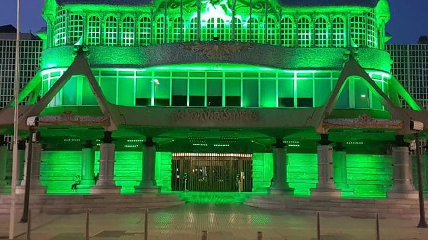 La Asamblea Regional se ilumina de verde con motivo del Día Mundial contra el Cáncer