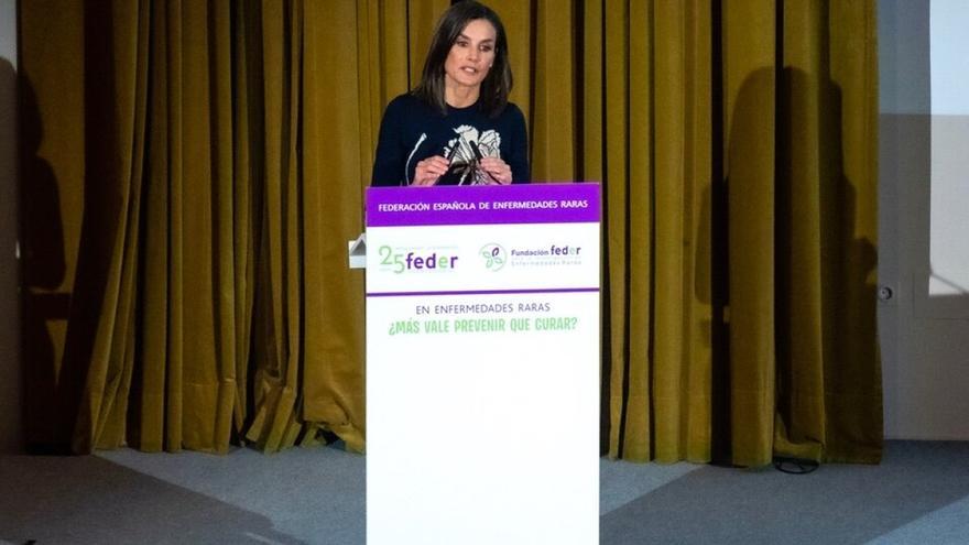 Estas fueron las palabras de la Reina Letizia por el 25 aniversario de Feder: &quot;prevenir también es frenar una enfermedad&quot;