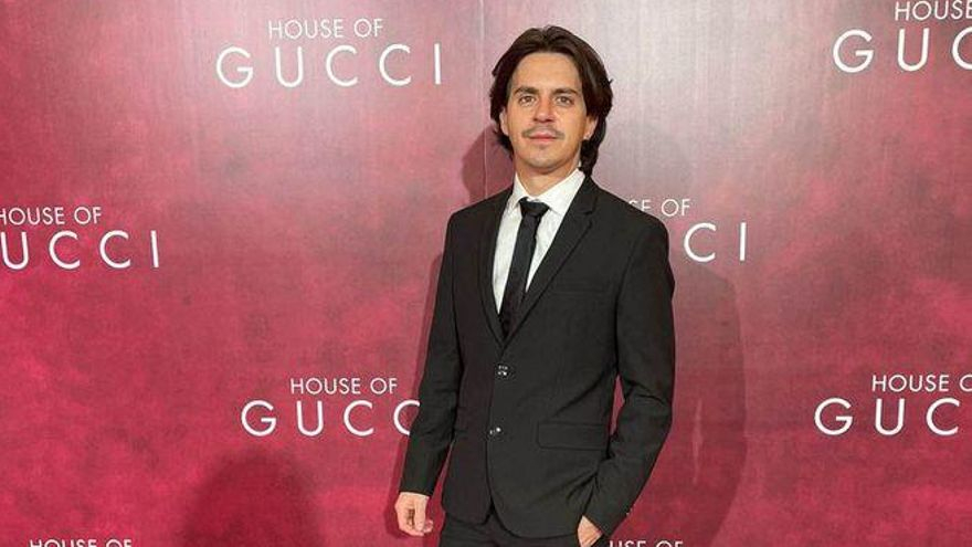 Alexis Continente, en la 'premiere' de Londres de 'La casa Gucci'.