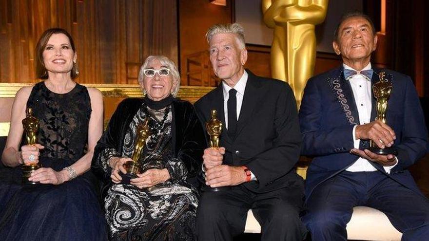 Geena Davis y David Lynch, feminismo y surrealismo en los Oscar honoríficos