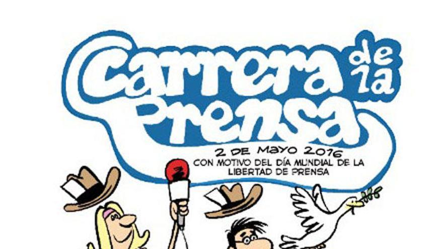 El cartel de la carrera, diseñado por Idígoras y Pachi.