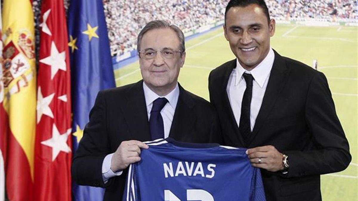 Keylor Navas vuelve a ser despreciado por el presidente del Real Madrid