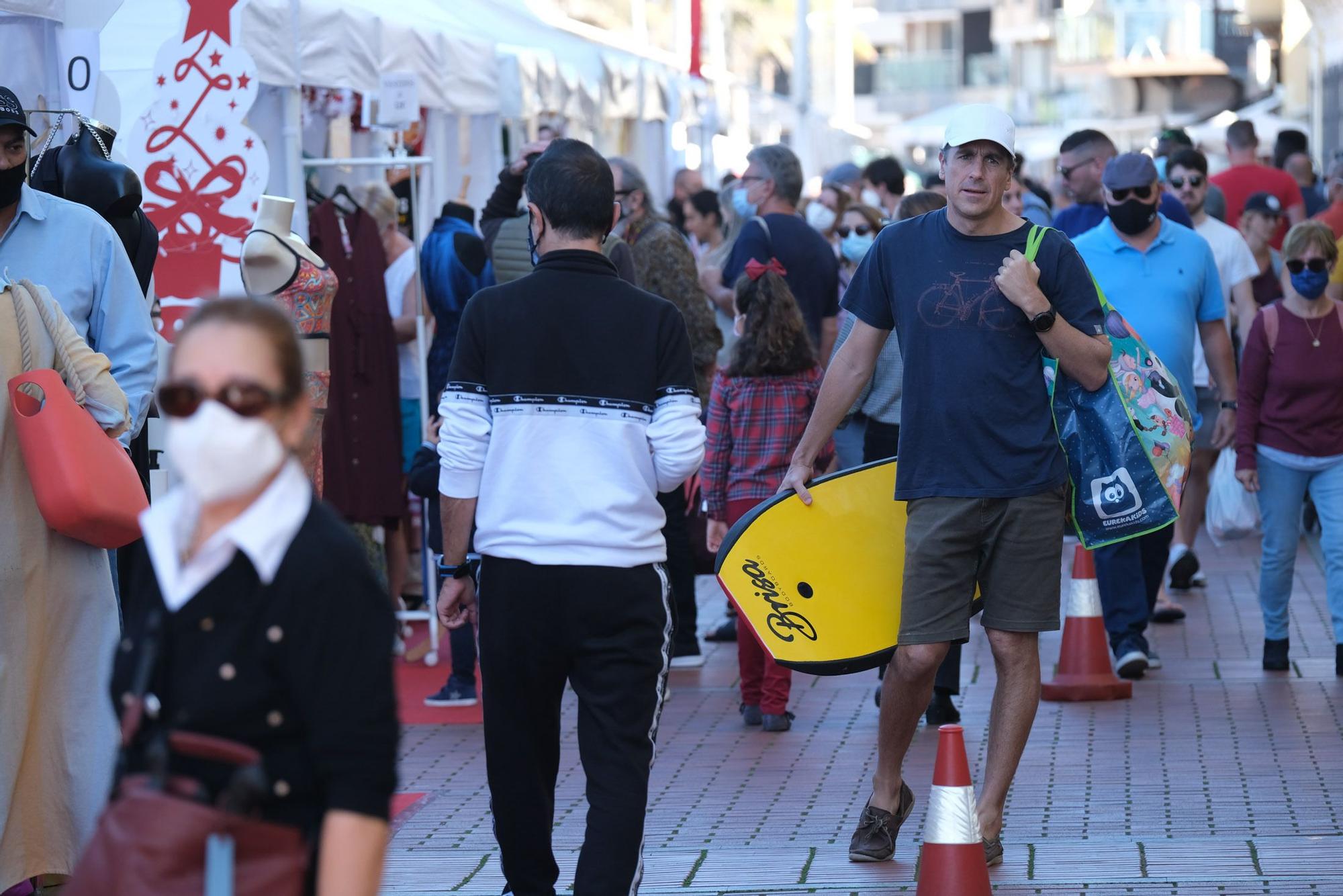 Feria de Navidad en el paseo de Las Canteras (19/12/2021)