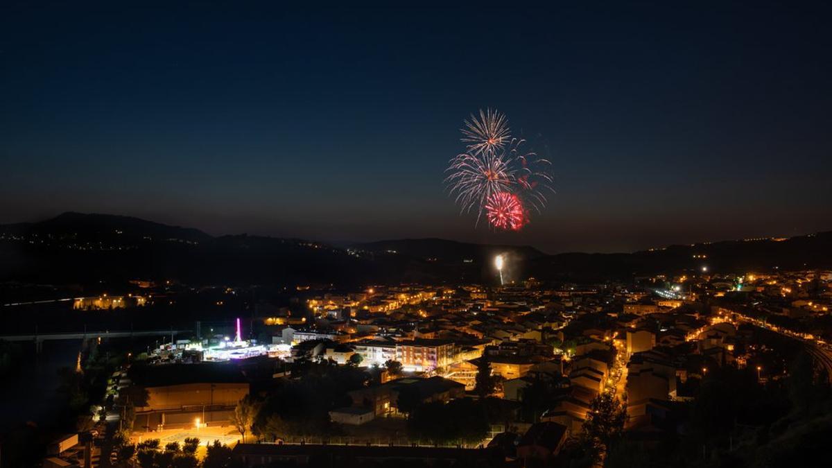 El castell de foc de Sant Vicenç de Castellet