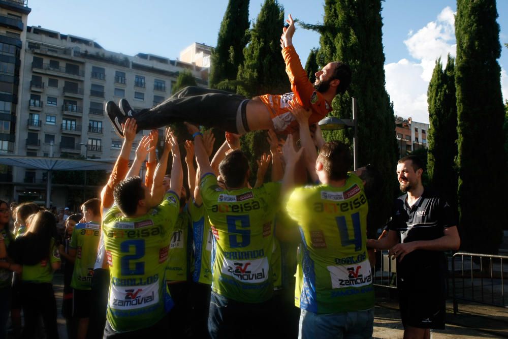 Zamora celebra el ascenso del MMT Seguros