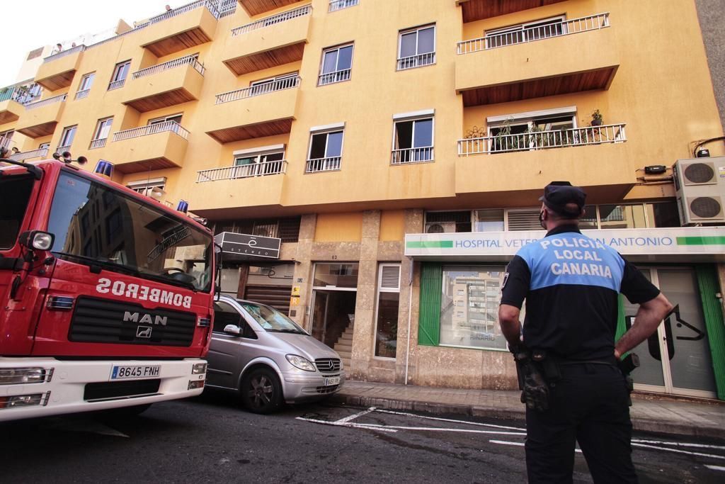 Incendio de una vivienda en Santa Cruz de Tenerife