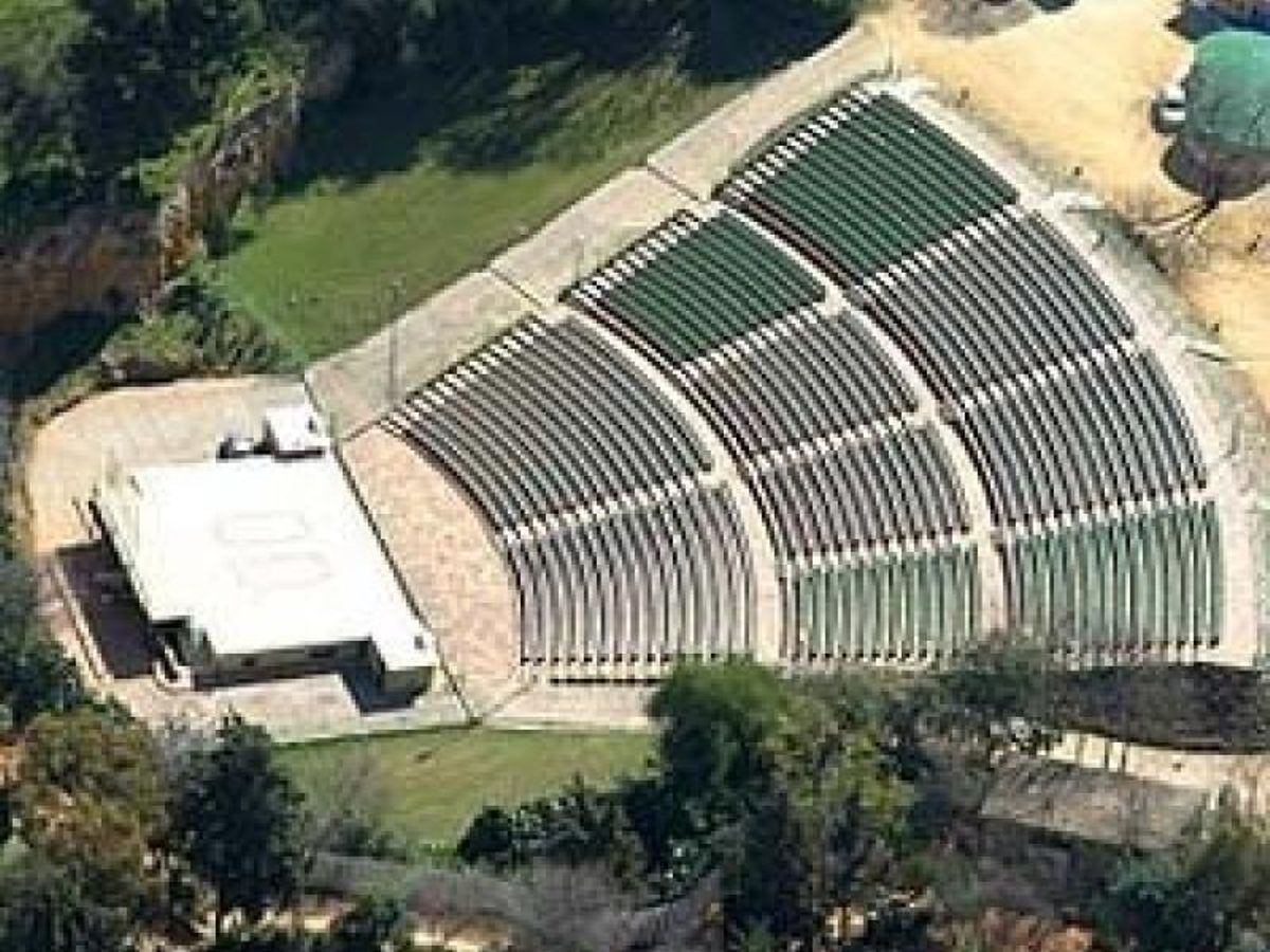 Vista aérea del Auditorio Los del Río de Dos Hermanas.