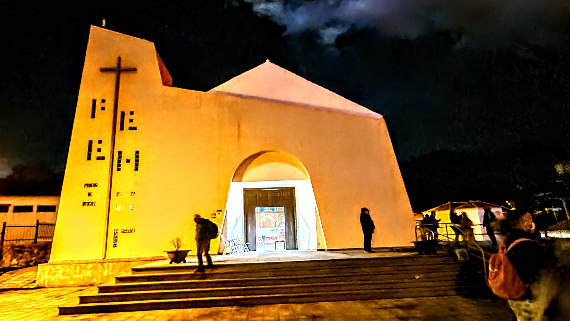 La iglesia de la plaza de Tajuya, el mirador más famoso