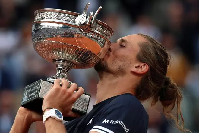 Final de Roland Garros: Flavio Cobolli - Alexander Zverev, en imágenes