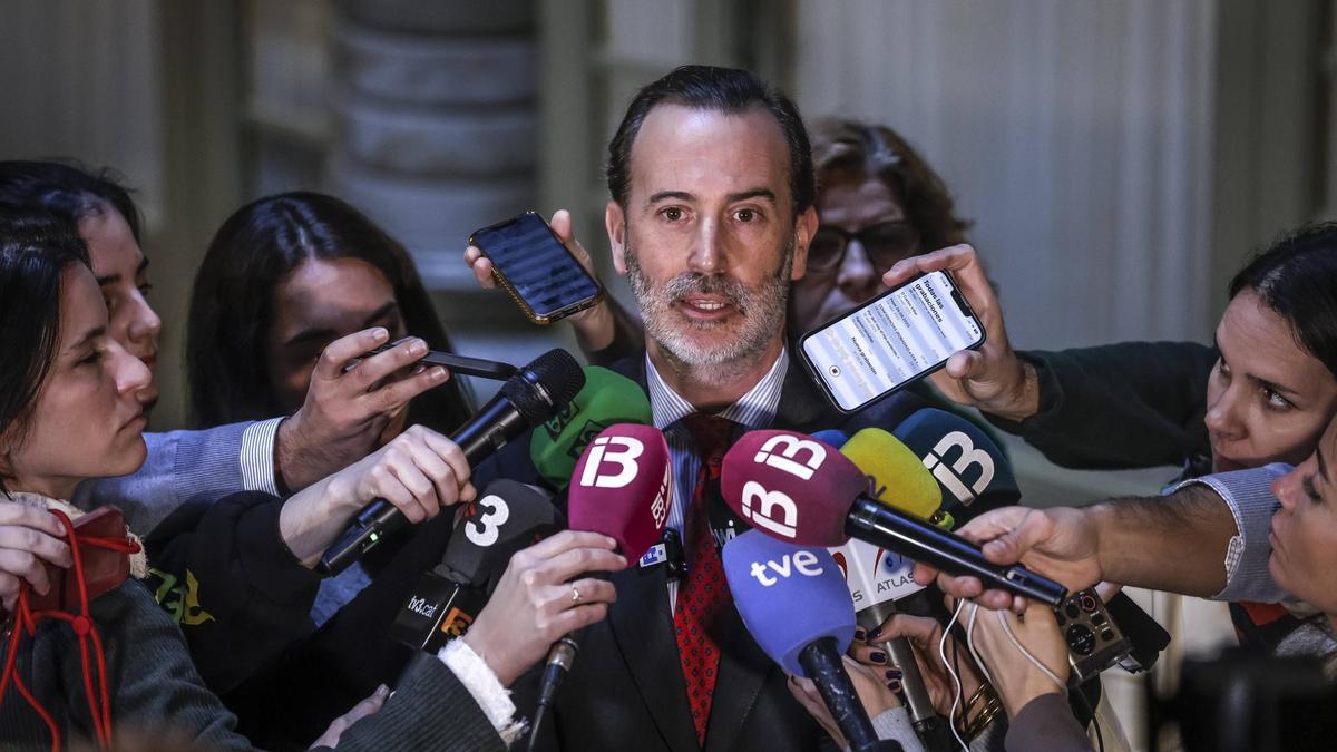 Gabriel Le Senne, presidente del Parlament de Baleares