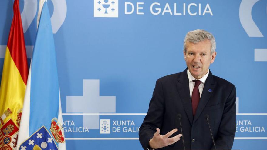 Alfonso Rueda, ayer en Ferrol. | Kiko Delgado / Efe
