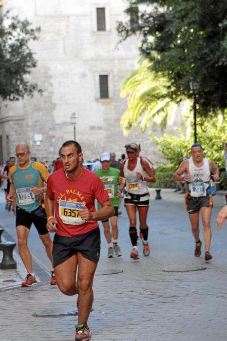 Auf der Strecke des Mallorca Marathons