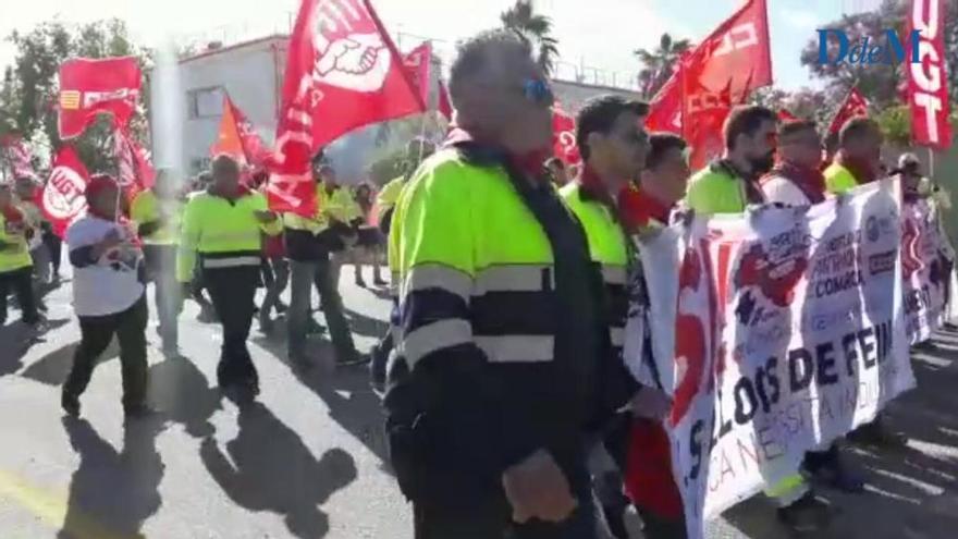 Demonstration für den Erhalt der Zementfabrik