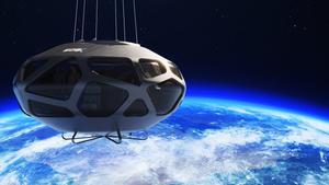 Imagen de la cápsula que transportará a los pasajeros al espacio
