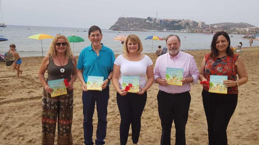 Visita a la playa sin humo de El Rihuete en Mazarrón