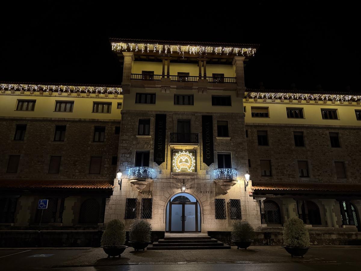 Así de espectacular luce Covadonga por Navidad