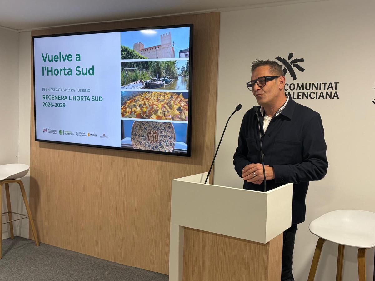 Cabanes durante la Presentación del Plan Estratégico Turismo.