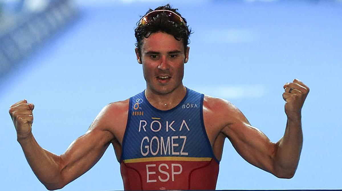 L’atleta Javier Gómez Noya, premiat amb el Princesa d’Astúries als Esports 2016.