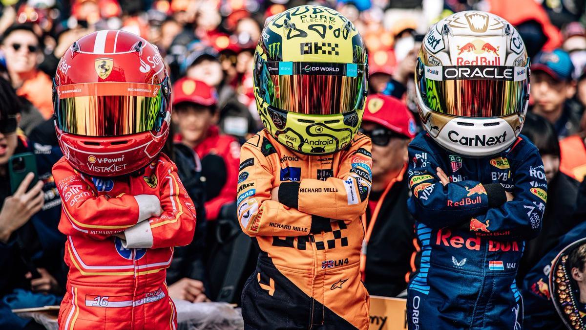 Los 'mini' Leclerc, Norris y Verstappen en Suzuka