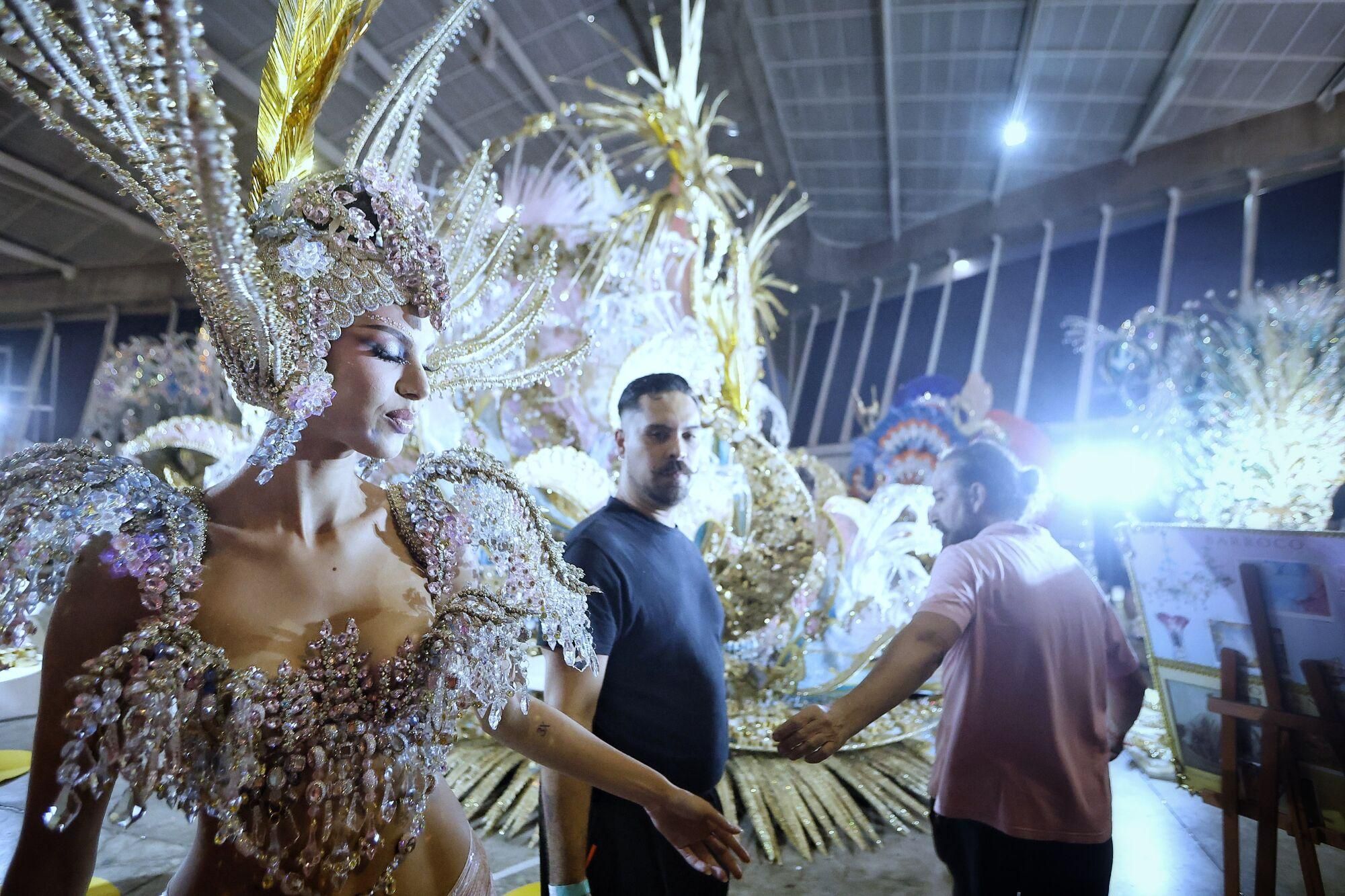 Backstage de la Gala de la Reina de Santa Cruz de Tenerife