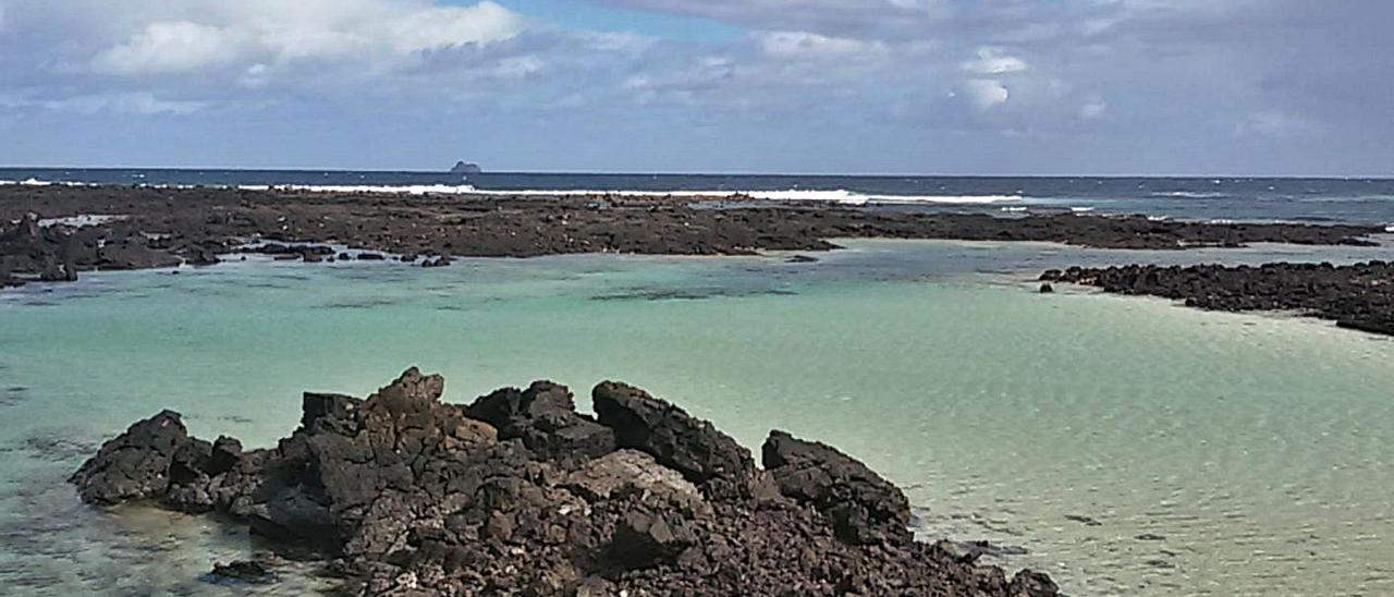 Charco de la Novia, en Órzola.. |