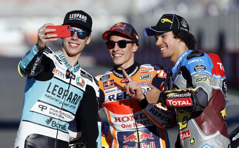 Márquez celebra su cuarto campeonato de MotoGP