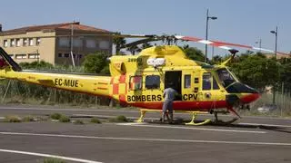 Un helicóptero se desploma en l'Albufera