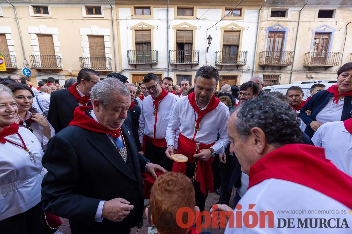 Recorrido Caballos del Vino día dos de mayo en Caravaca