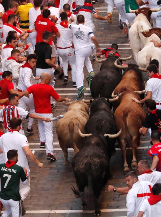 Sexto encierro de los Sanfermines 2019