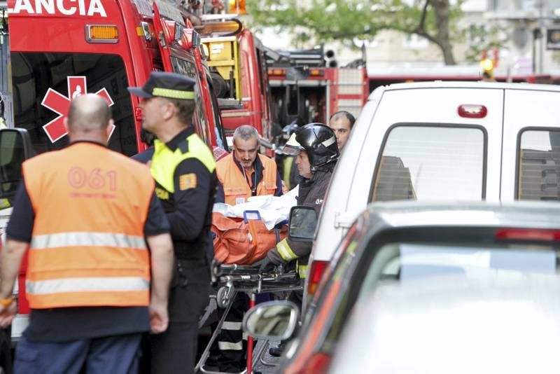 Fotogalería del accidente de en el Hotel Don Yo