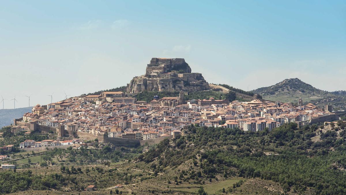 Morella. Panorámica del municipio, capital de la comarca Els Portd