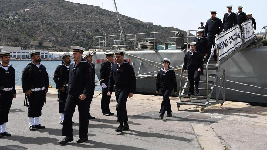 El Arsenal de Cartagena despide al patrullero de altura ‘Infanta Cristina’ tras 43 años de servicio