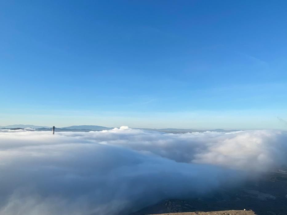 Un manto de niebla toma Cartagena