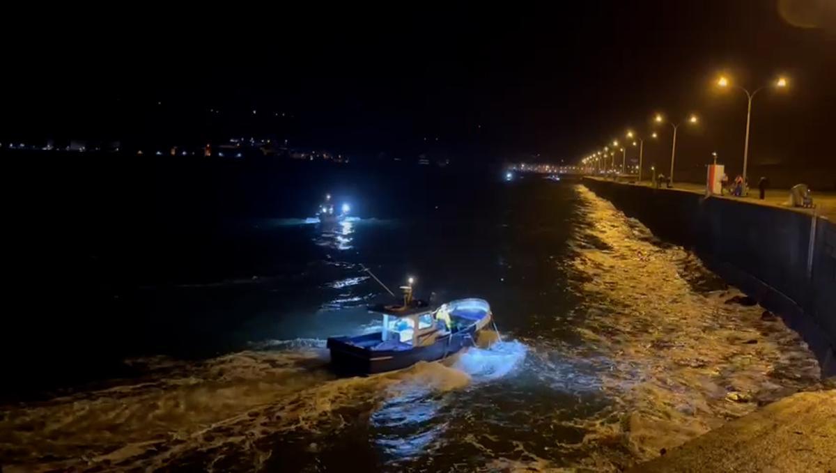 Pesca de angula en San Juan de la Arena (Soto del Barco)