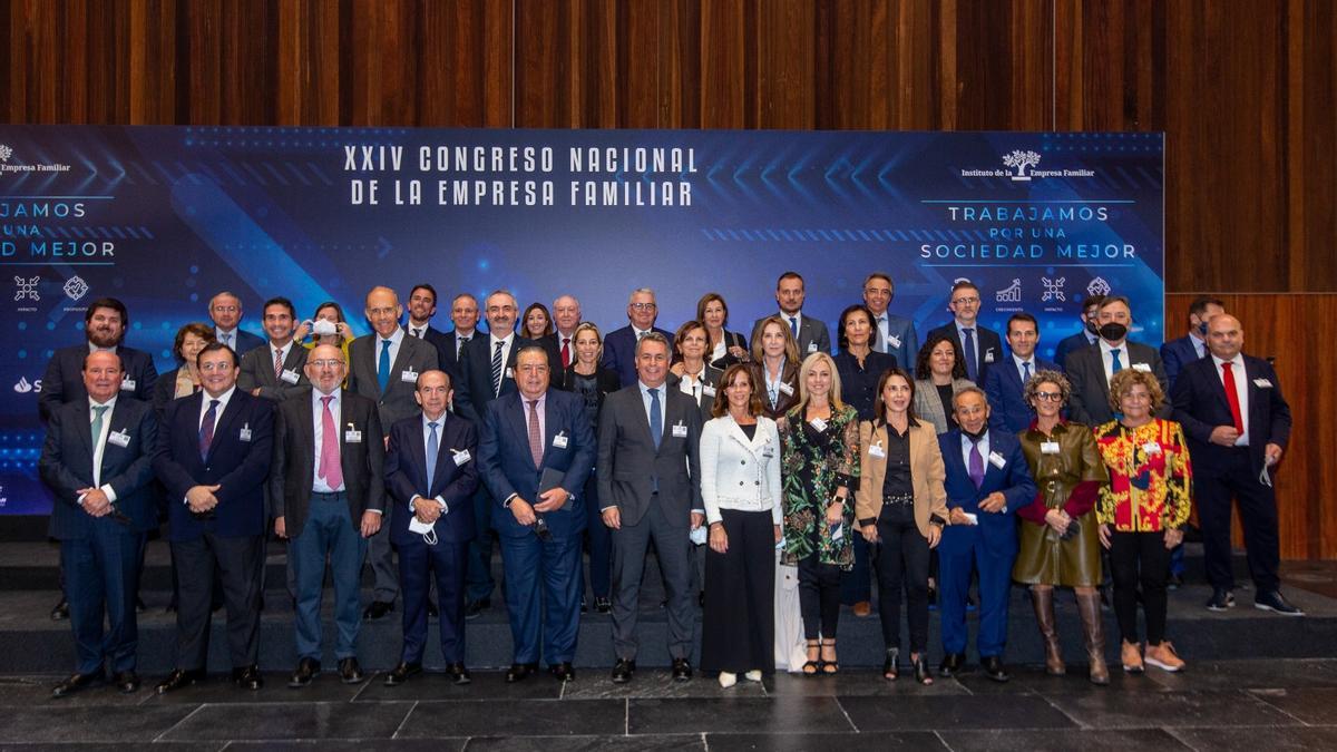 Delegación de empresarios de la Comunidad Valenciana en el XXIV Congreso Nacional de la Empresa Familiar.