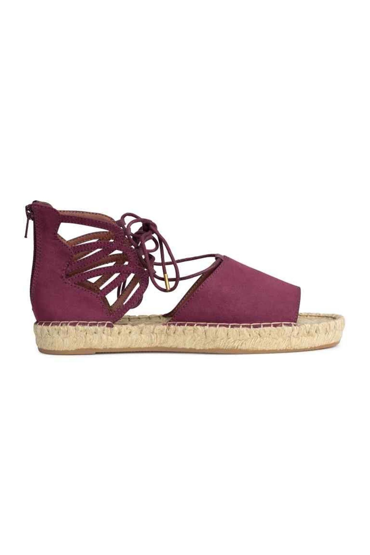 Esparteñas con cordones, H&M