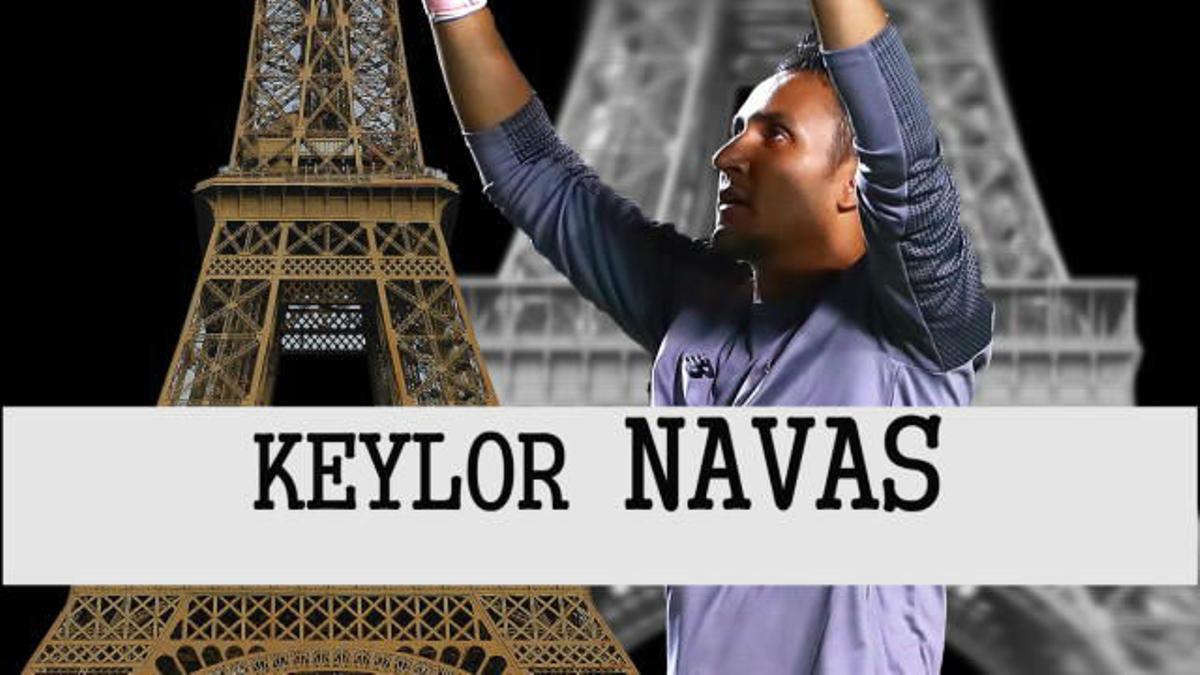 Keylor Navas, la Torre Eiffel del PSG