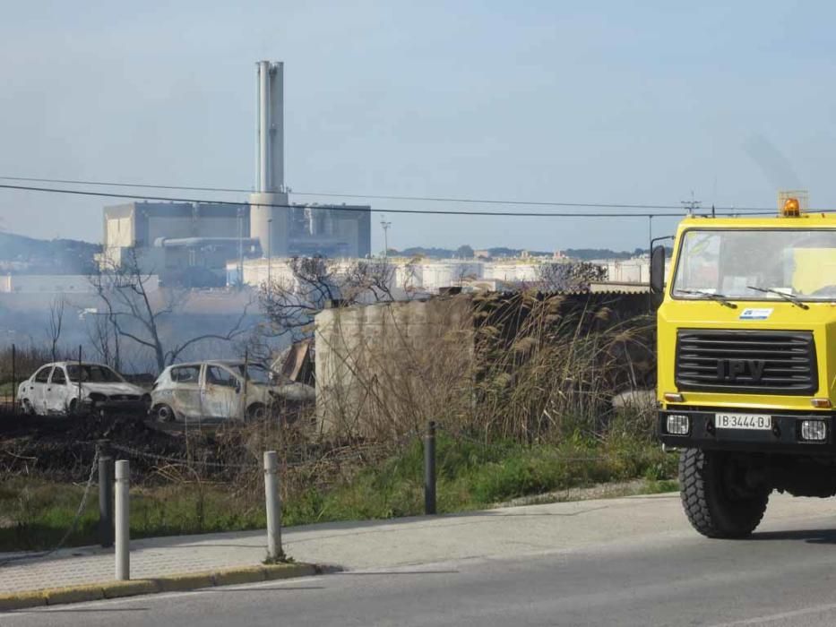 El incendio estuvo controlado alrededor de las 16:00 horas