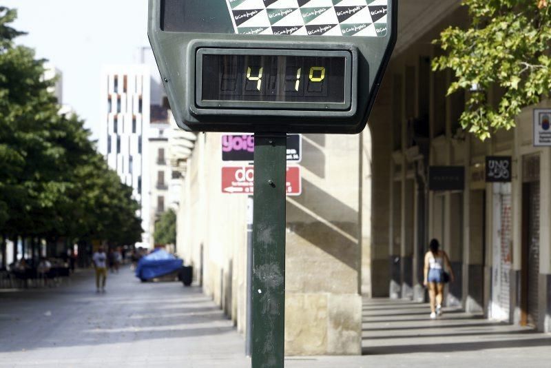 Domingo de calor en Zaragoza