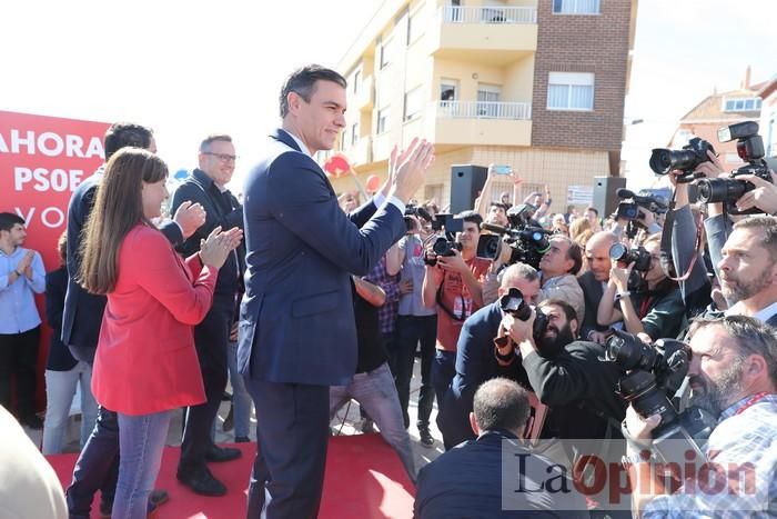 Pedro Sánchez visita Los Alcázares