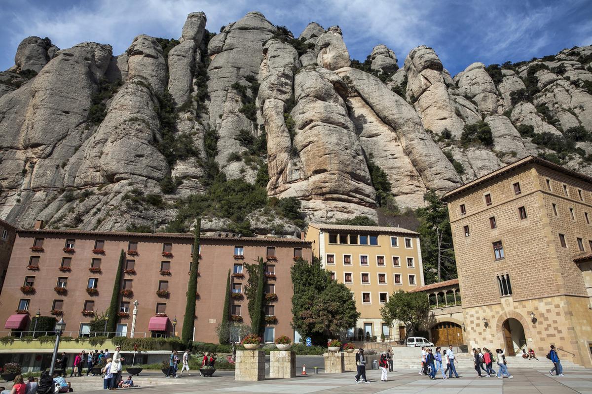 Vista panoràmica de Montserrat.