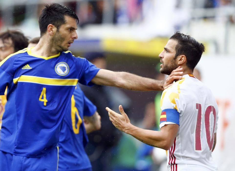 La mejores imágenes del partido entre España y Bosnia