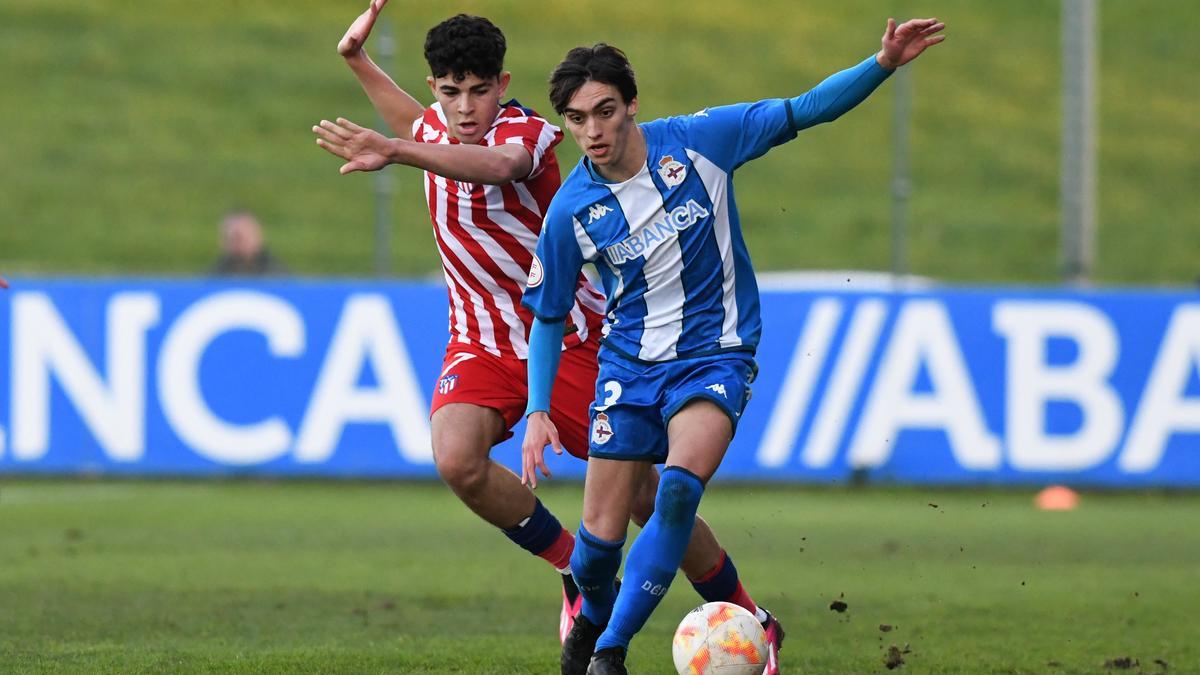 El Dépor juvenil asombra en la Copa del Rey remontando dos goles al Atlético