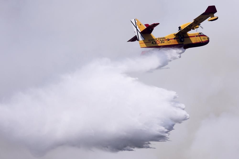 Incendio de grandes dimensiones en el centro de Portugal.