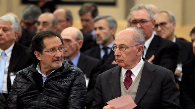 Rato y Moral Santín, en el juicio por la salida a Bolsa de Bankia.