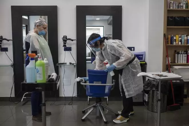 Las peluquerías de Zamora abren tras el confinamiento