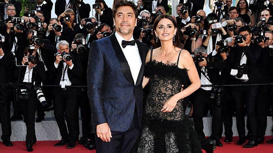 Javier Bardem y Penélope Cruz, en la alfombra roja del Festival de Cannes.