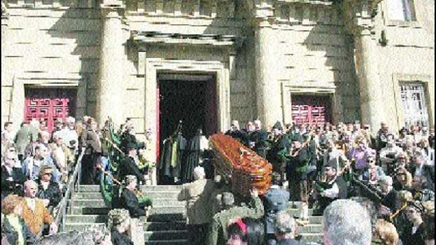 Gaitas para despedir a Margarita Blanco